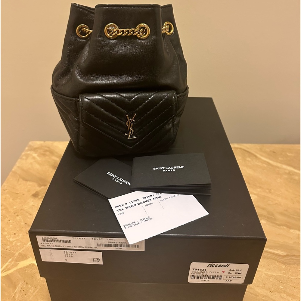 YSL Yves Saint Laurent MINI JOE IN LAMBSKIN